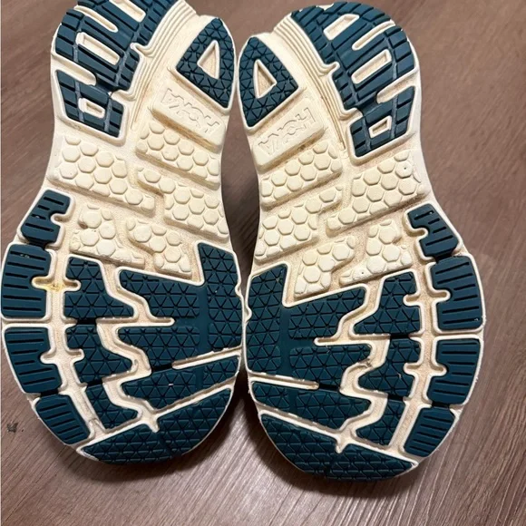 Bondi Leather Women's Gray and Teal Athletic Shoes - Picture 8 of 9